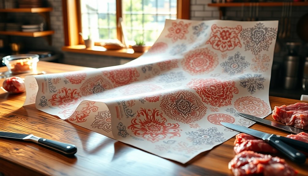 custom printed butcher paper