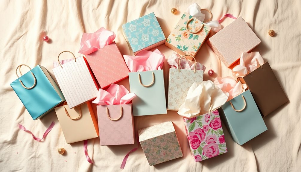 decorative gift bags selection