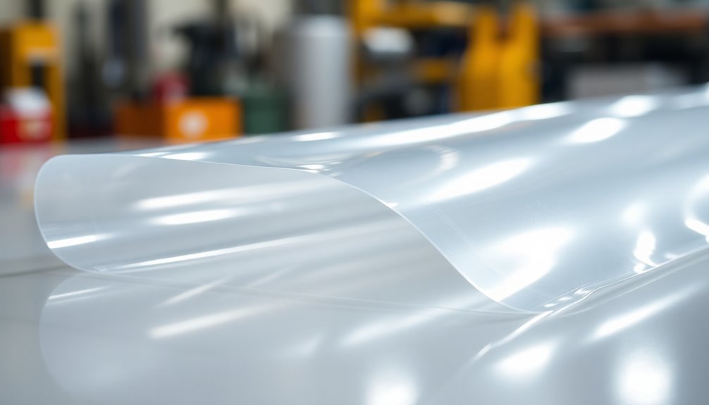 polyethylene plastic sheeting material