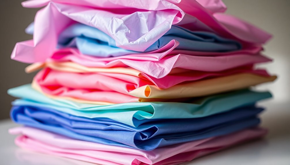 selecting tissue paper packaging