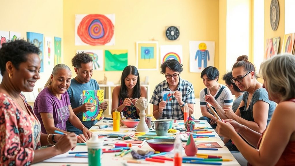art therapy enhances community resilience
