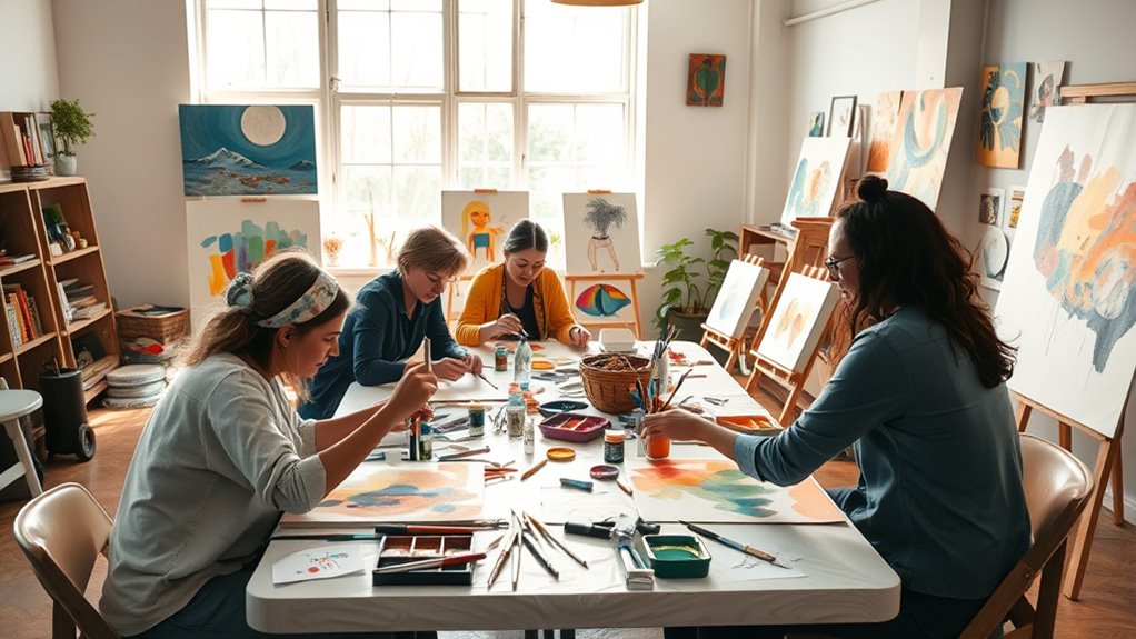 art therapy promotes emotional resilience