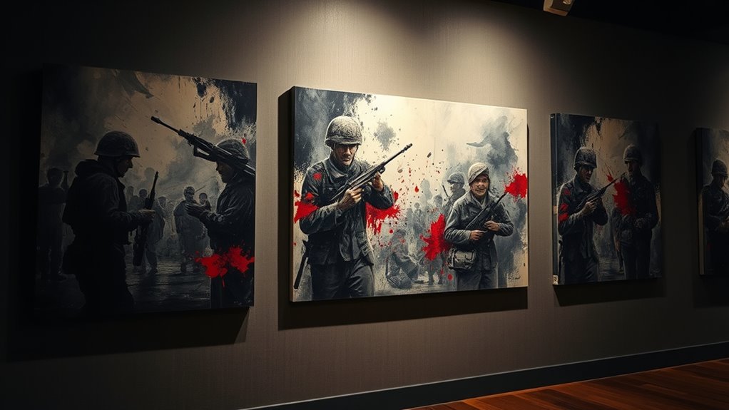 artists depict war s impact
