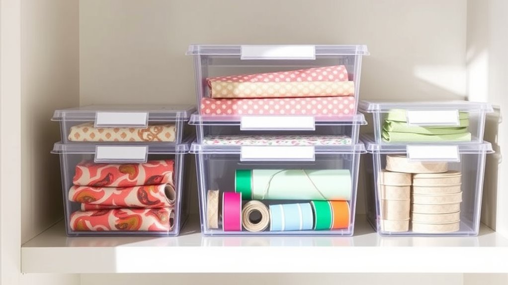 choose organized storage containers