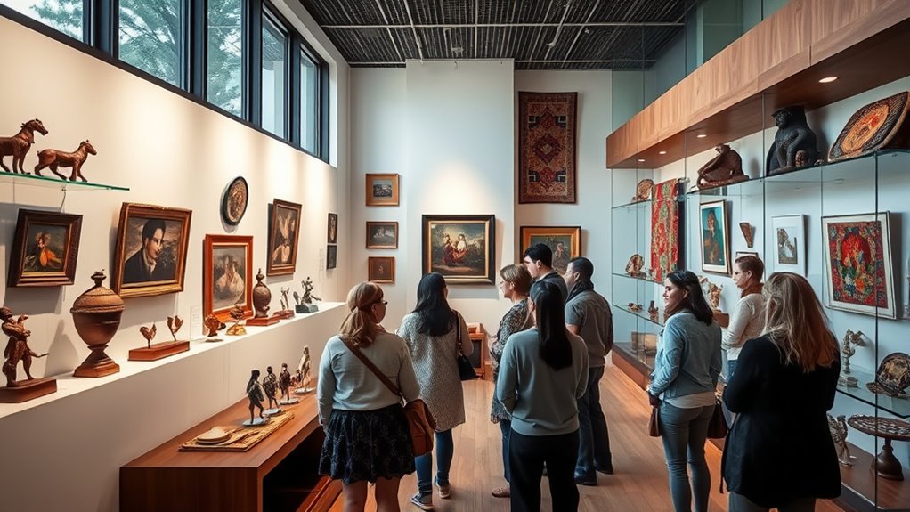 community engagement through interactive exhibits