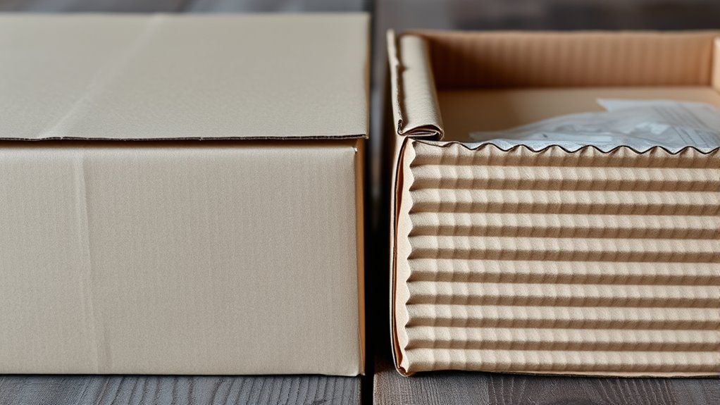 corrugated outperforms cardboard durability