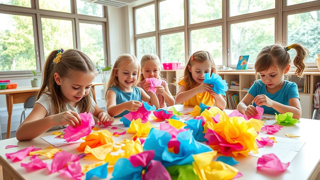 creative colorful art exploration