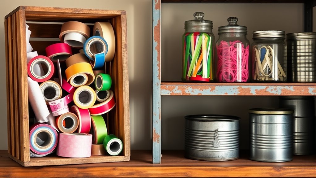 creative repurposed storage solutions