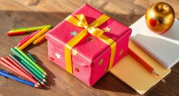 creative teacher gift wrapping