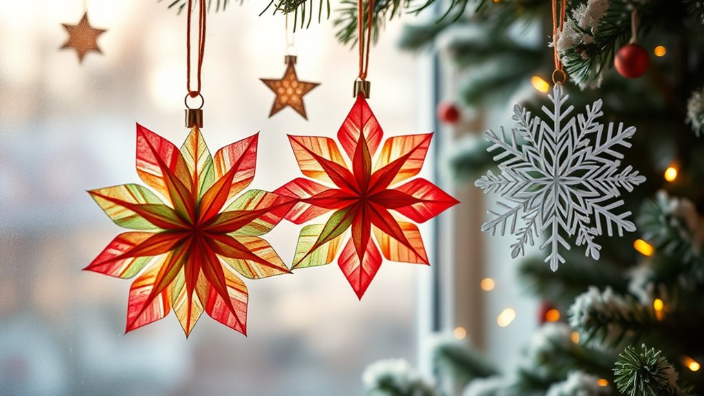 decorate with intricate tissue designs