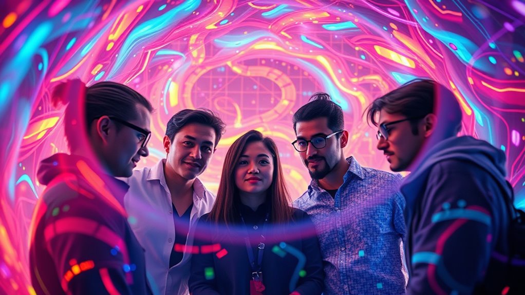 diverse multidisciplinary digital creators