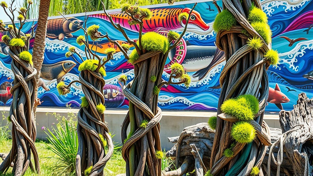 eco art integrates environment sustainably