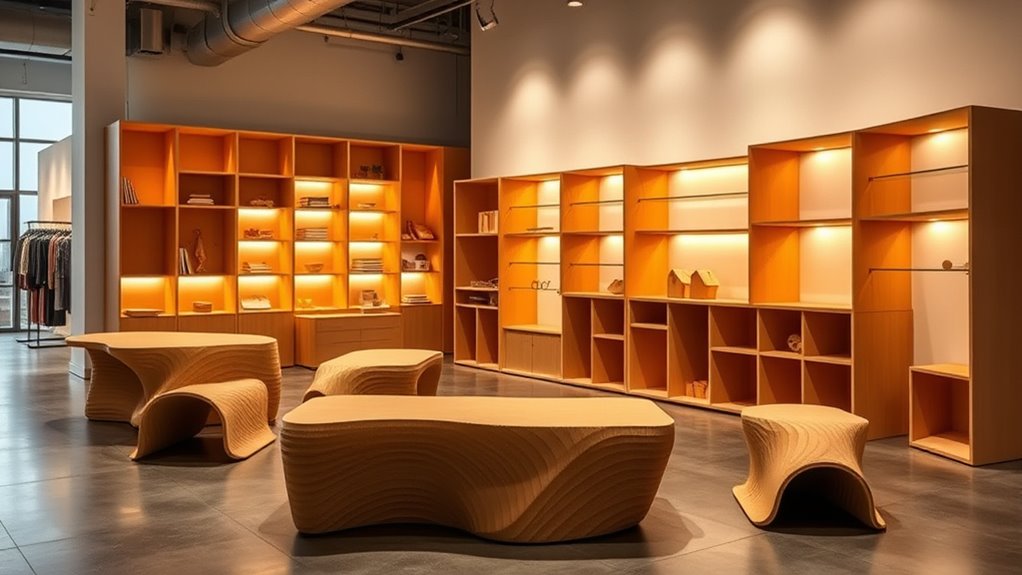 eco friendly modular retail displays