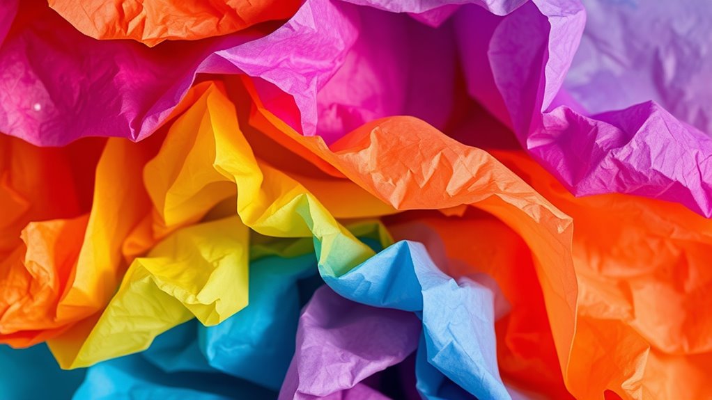 eco friendly vibrant tissue coloring