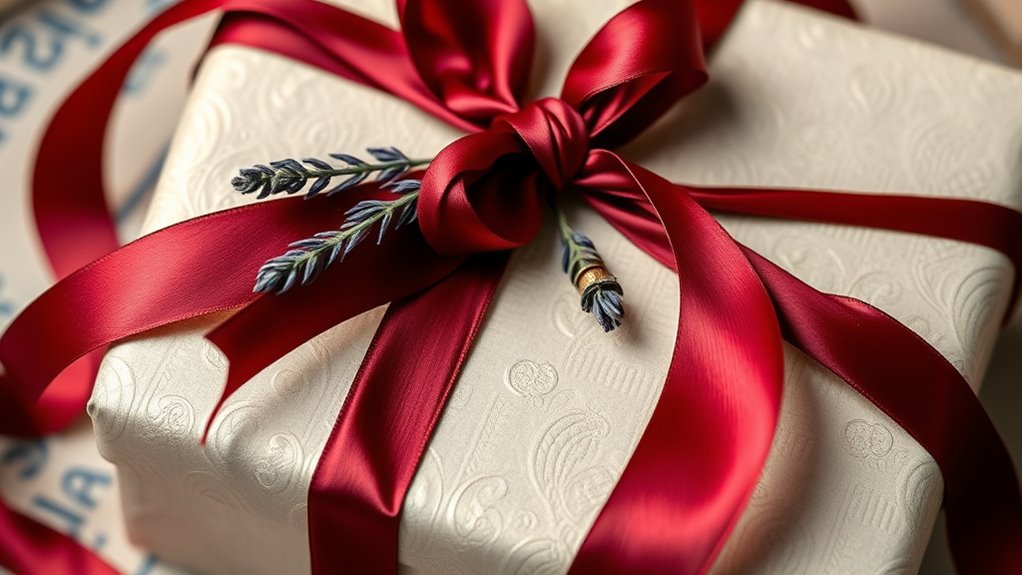 elegant artistic gift wrapping