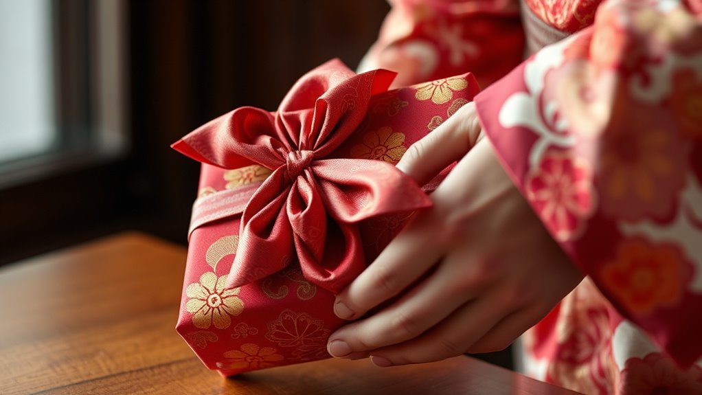 elegant sustainable gift wrapping