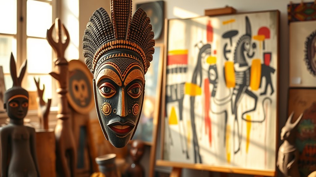 european african artistic exchange