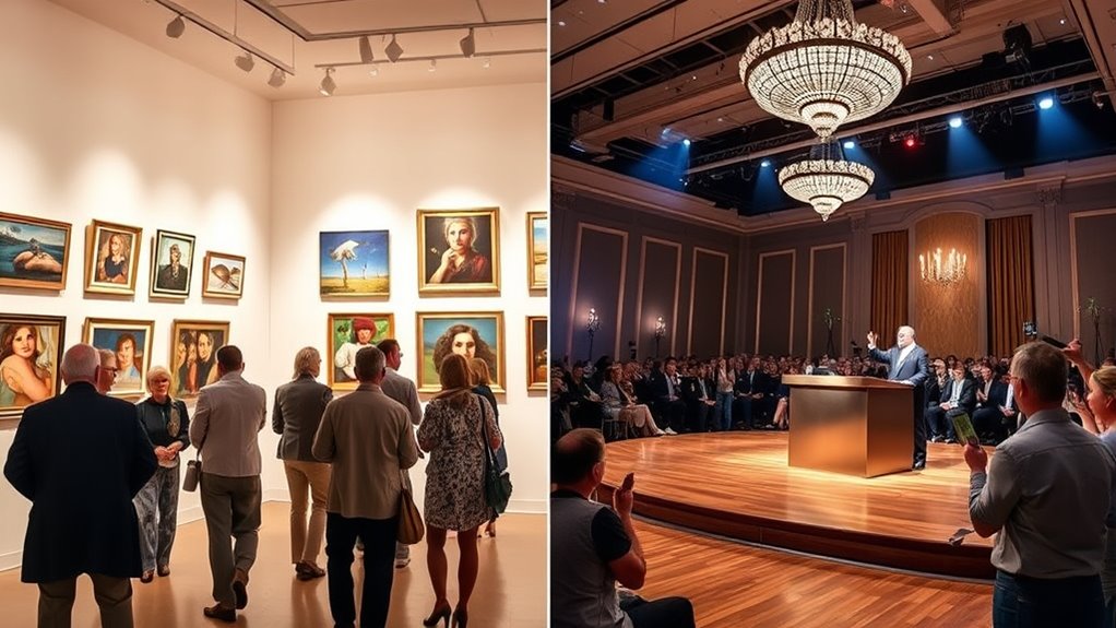 gallery commissions auction fees