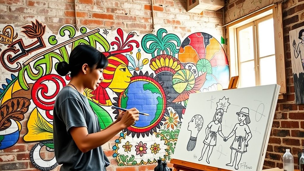 global art collaboration benefits