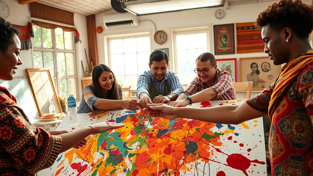 global artistic collaboration effects