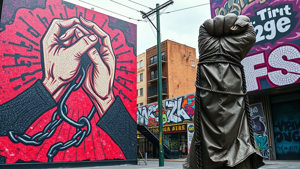 global protest art evolution