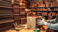 holiday cardboard packaging preparation