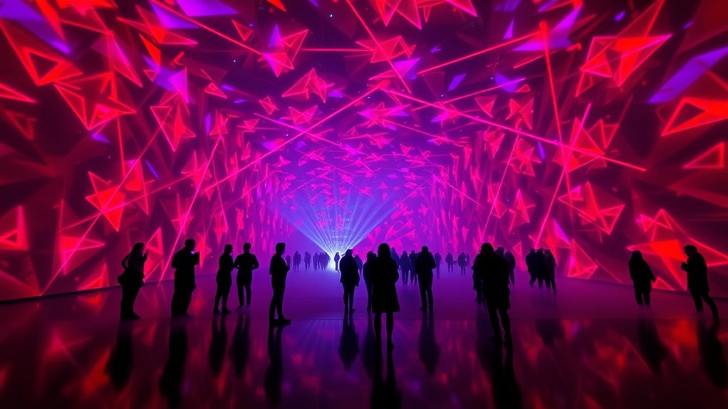 interactive immersive digital art
