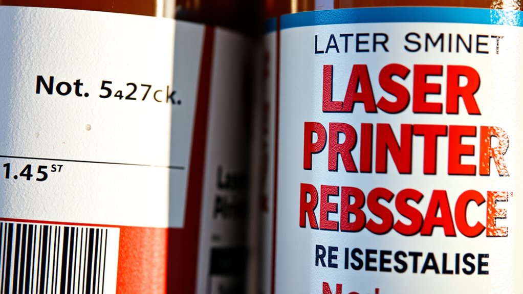 labels must withstand environmental conditions