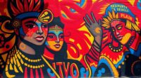 latin american art color politics