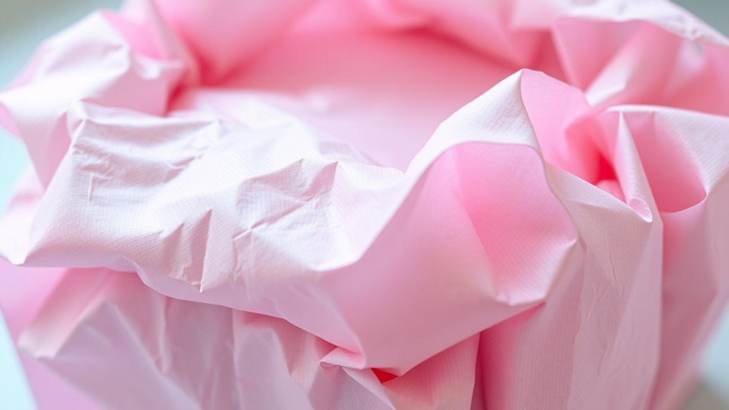 layered tissue for secure packaging