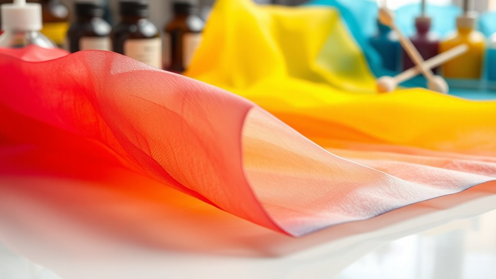 manufacturing and coloring tissue paper