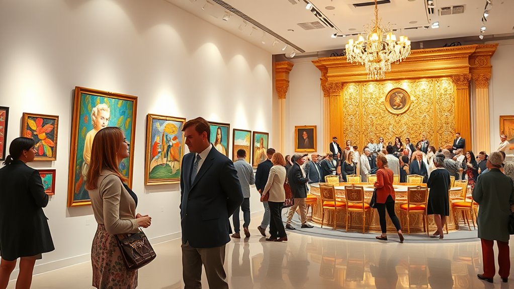 market activities enhance artist visibility