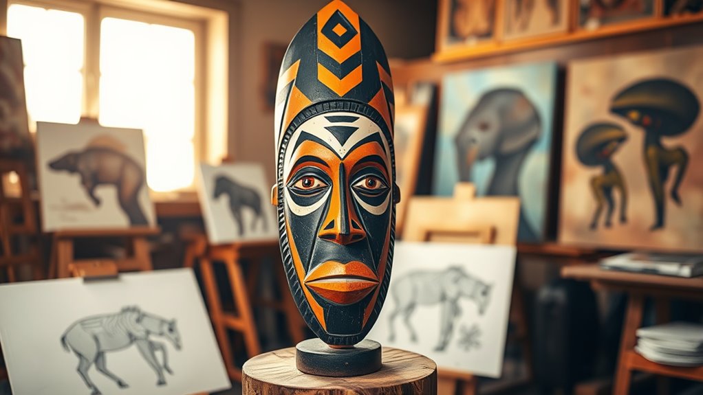 masks symbolize spiritual and cultural identity