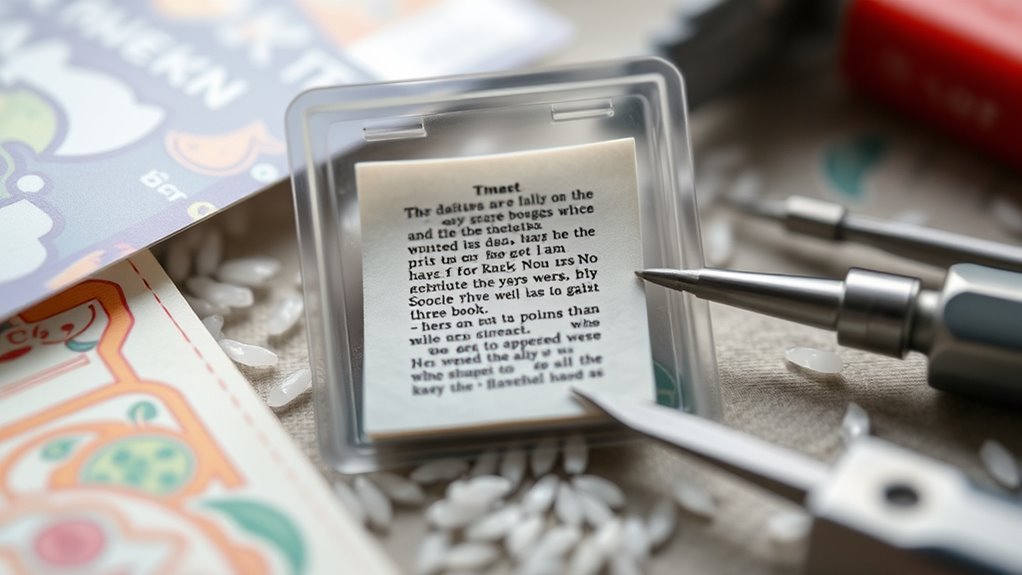 miniature printing craftsmanship mastery
