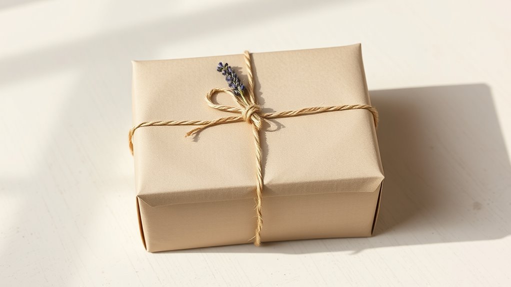 minimalist eco friendly gift wrapping