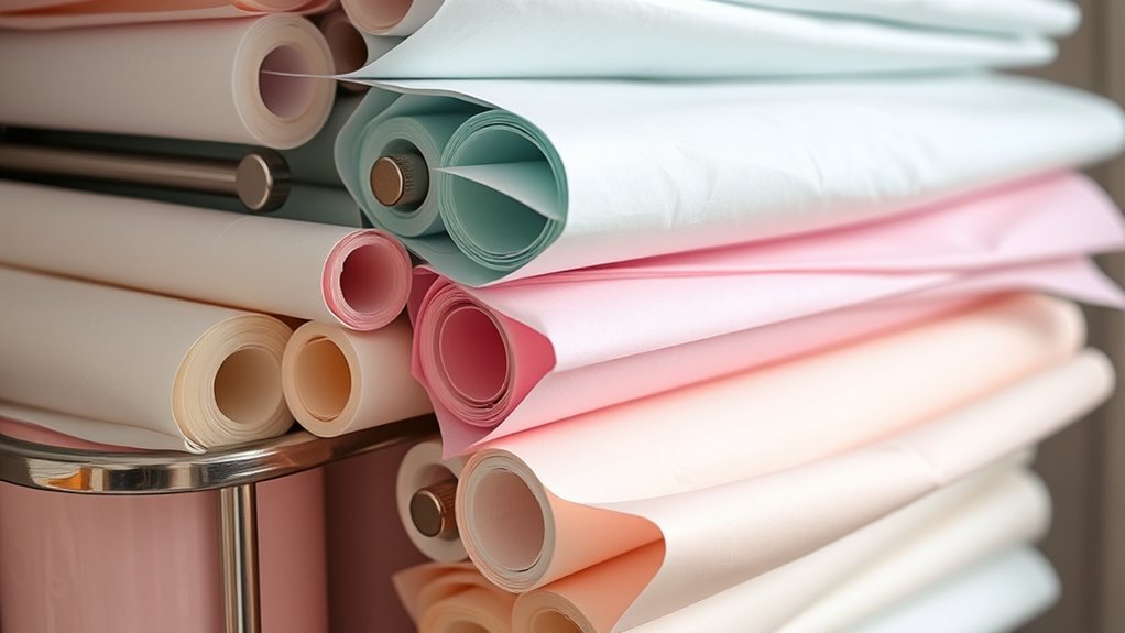 organized tissue paper storage