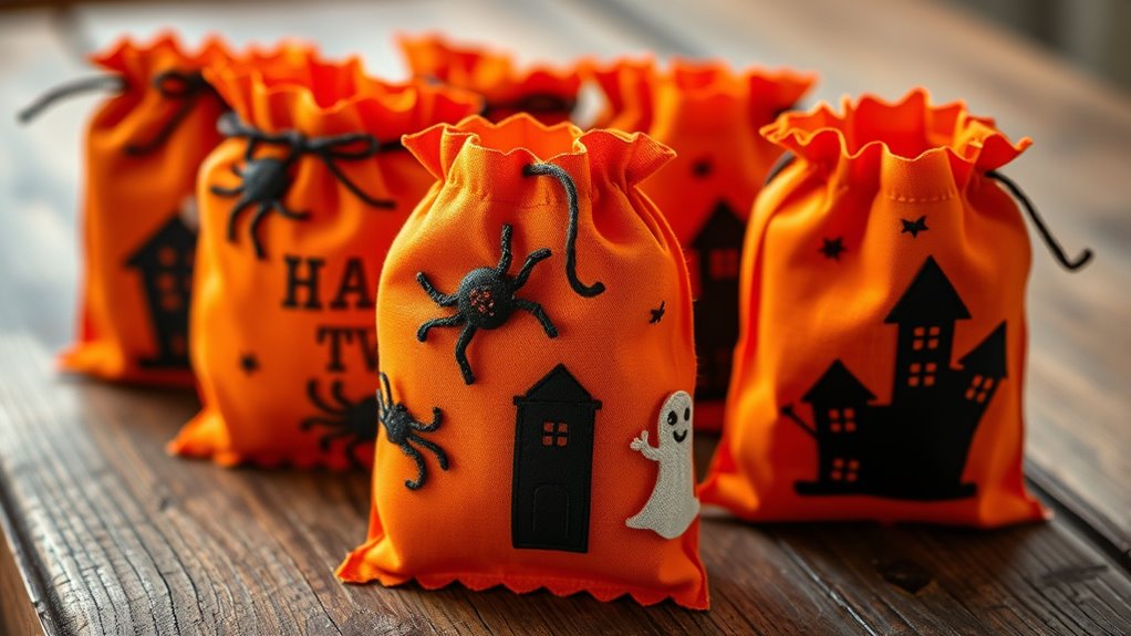 personalized halloween treat bags