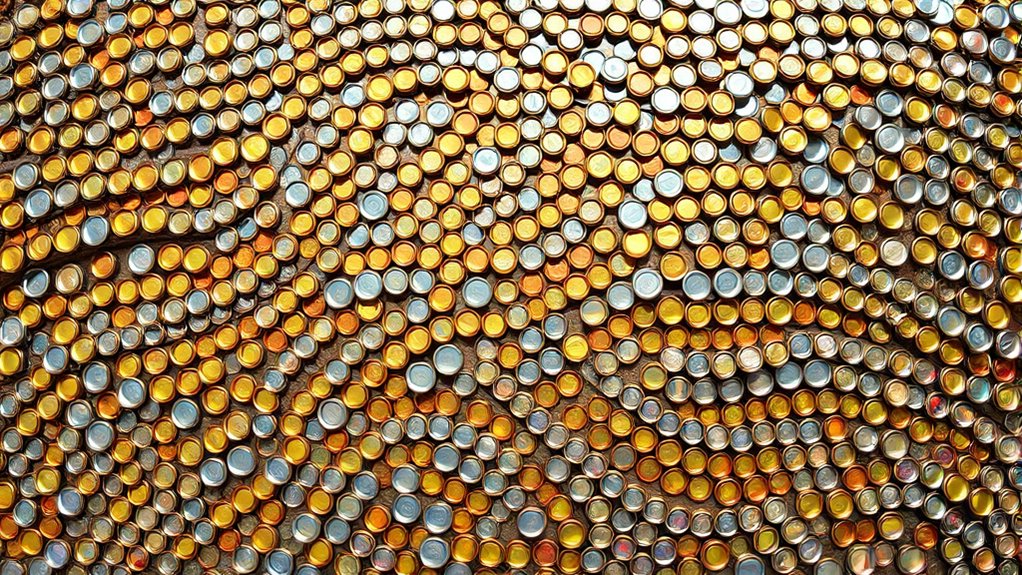 recycled materials create art