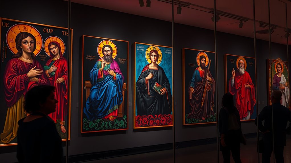 sacred symbols blend modernity