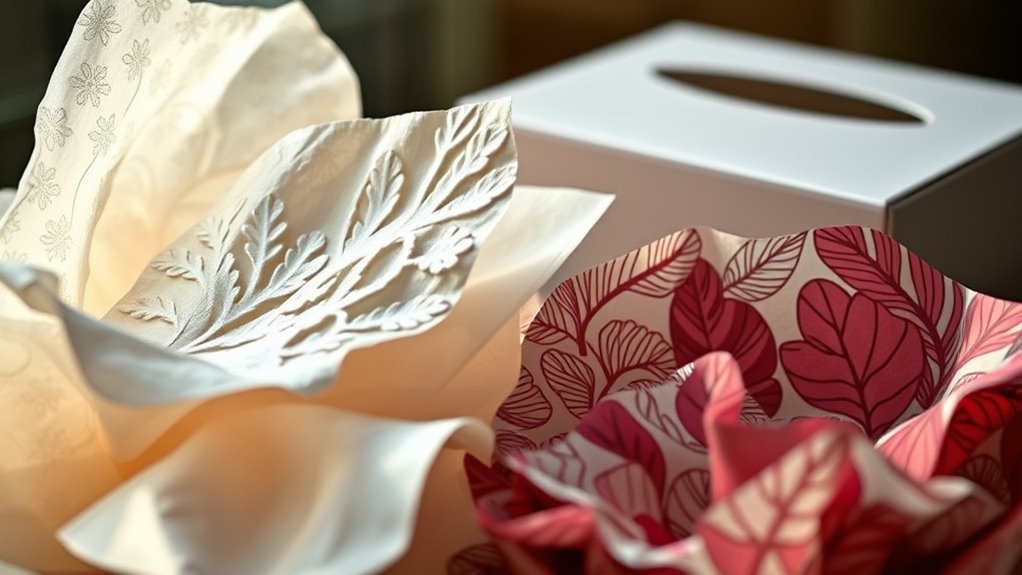 scented and printed tissue