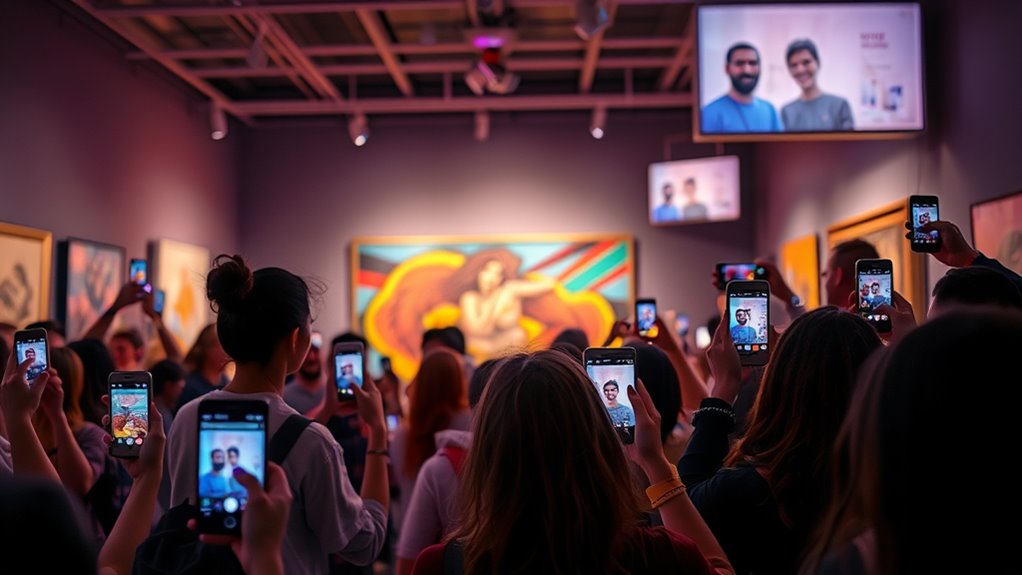 social media democratizes art access