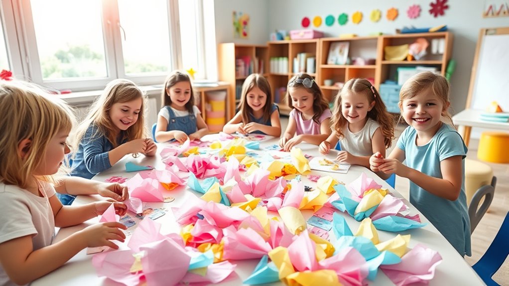 tissue paper art activities