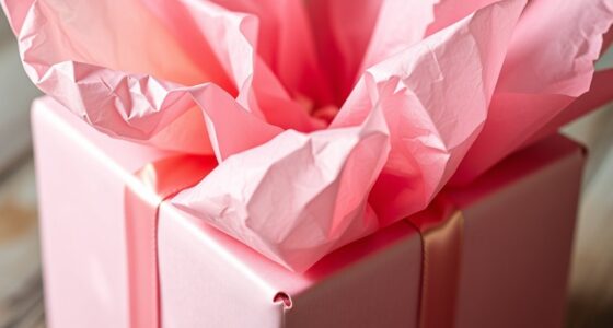 tissue paper gift wrapping