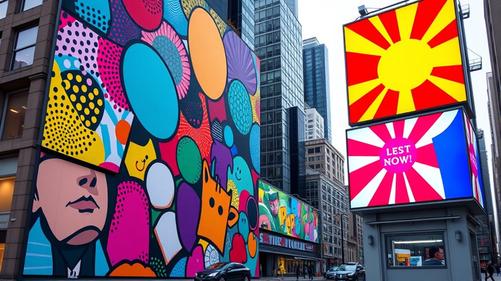 vibrant bold marketing visuals