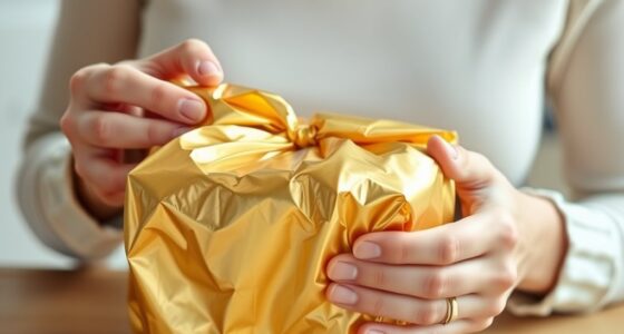 wrapping tricky shaped presents