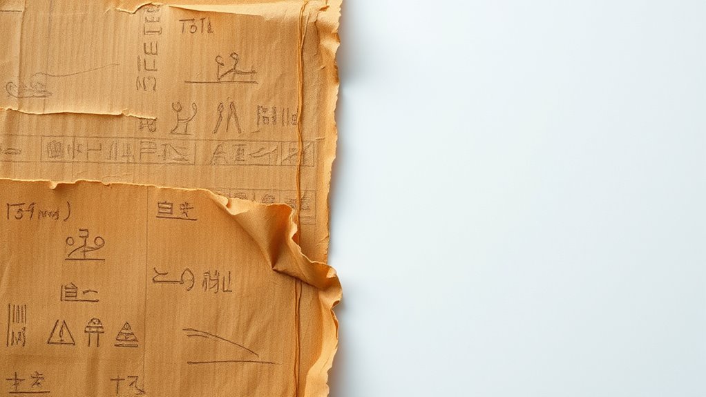 ancient versus modern writing