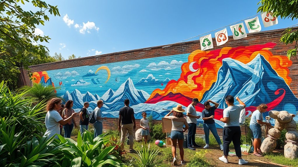 art inspires climate action