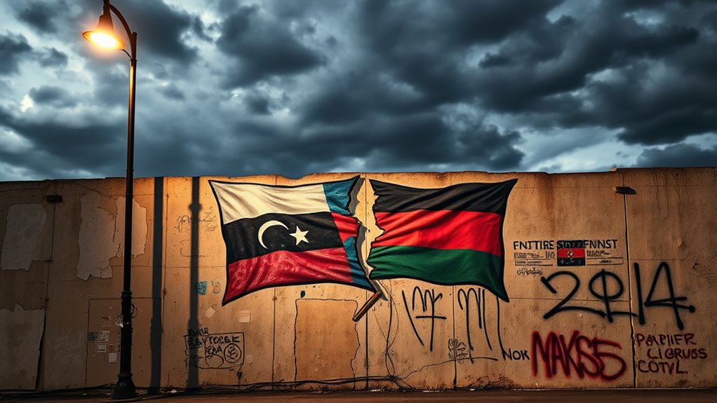 art reflects political strife