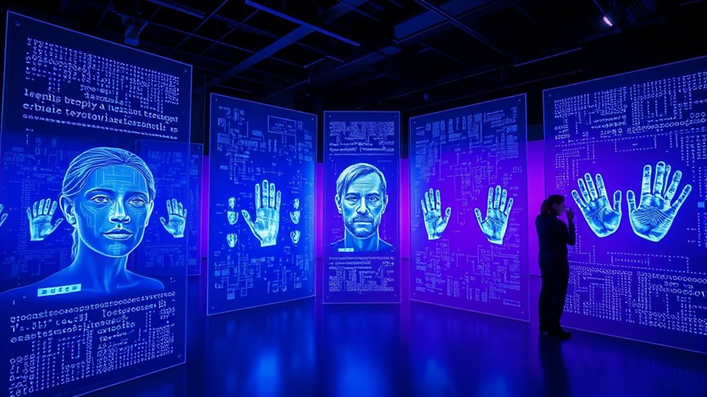 biometric art installation technologies