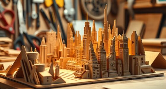 cardboard 3d model crafting